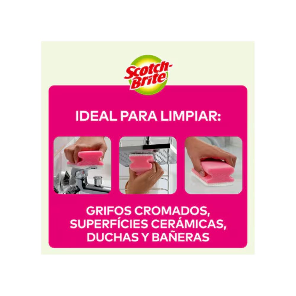 scotch brite esponja baño