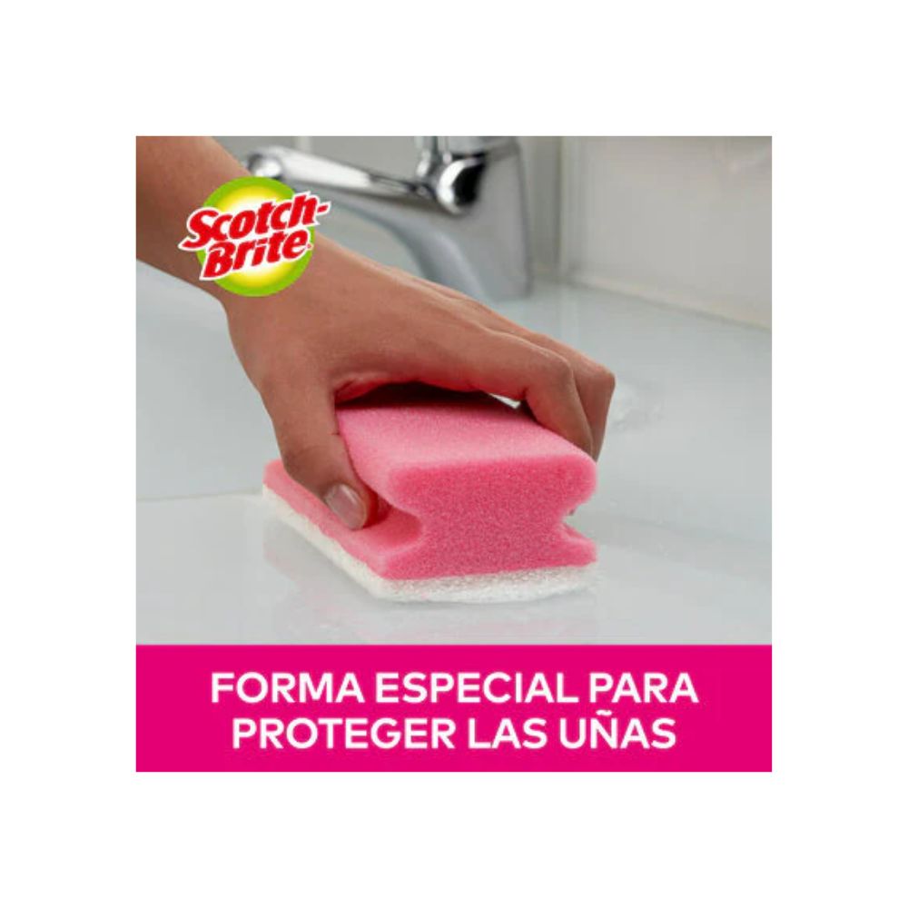 scotch brite esponja baño
