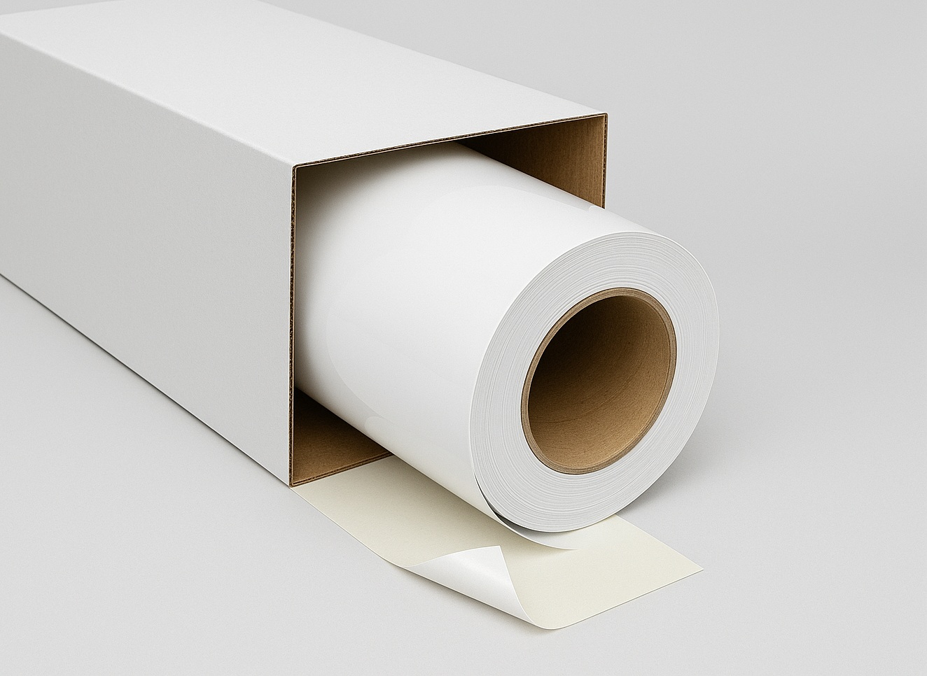 Gloss White Monomeric PVC 100 Mic. Perm. (1 Roll 1,05 x 50 m) PR